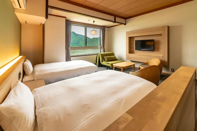 Superior, Twin Beds, Riverside, Oedo Onsen Monogatari Kinosaki Onsen Kinosaki 1/8
