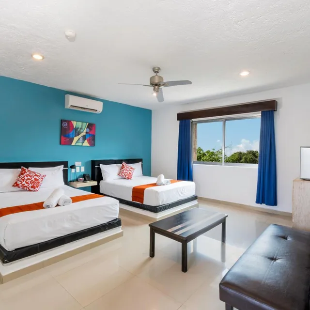 غرفة بسريرين مزدوجين، Hotel Playa Encantada by Kavia 4/10