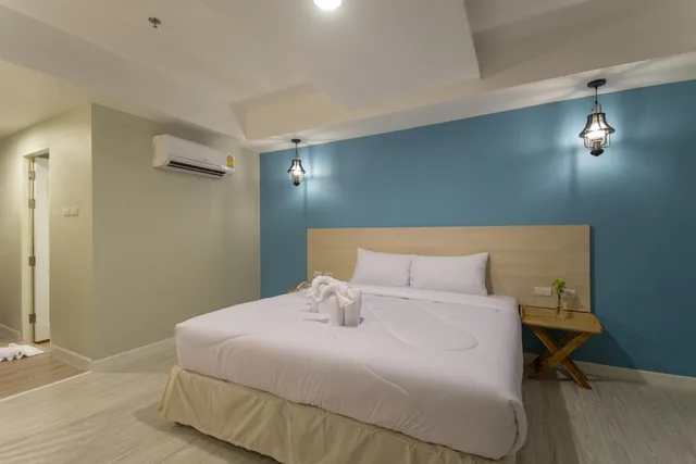 غرفة قياسية بسرير مزدوج، Prachuap Grand Hotel 1/4