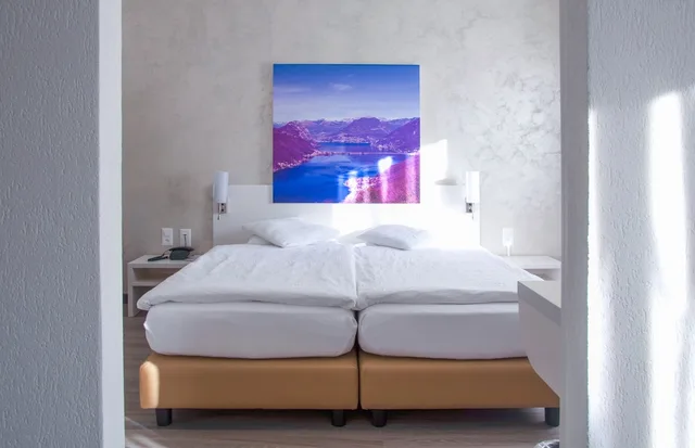 استوديو بسرير كوين وسريرين منفصلين بغرفتي نوم مع أريكة، Acquarello Swiss Quality Hotel 5/5