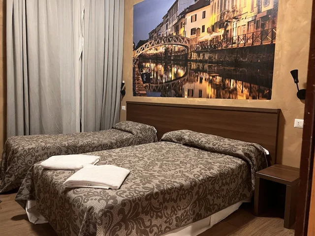 غرفة رباعية بأربعة أسرّة، Hotel Corvetto 4/10