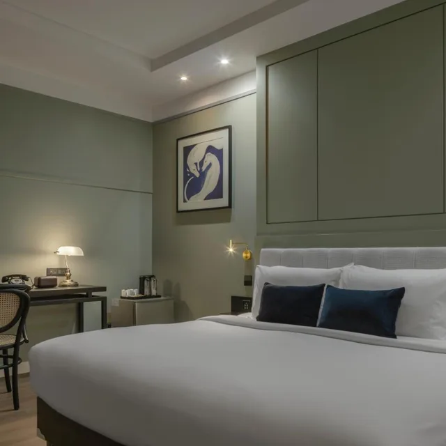 غرفة بسرير كينج بحمام خاص، Thomas Bangkok Hotel 4/10