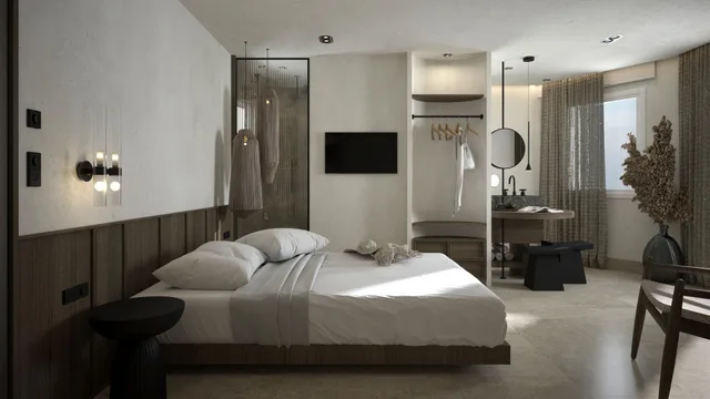 جناح جونيور ثلاثي بإطلالة على الحديقة، Dimamiel Malia Inn 2/2