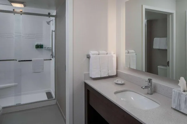 جناح استوديو بسرير كوين، Sonesta Es Suites Fairfax Fair Lakes 5/10