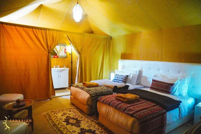 غرفة سوبيريور بسريرين منفصلين وسرير كينج وسرير كوين، Saharian Camp 7/10