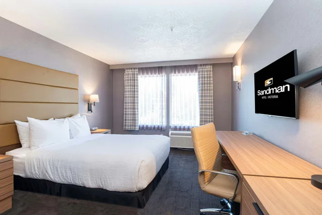 غرفة قياسية بسرير كوين، Sandman Hotel Victoria 3/4