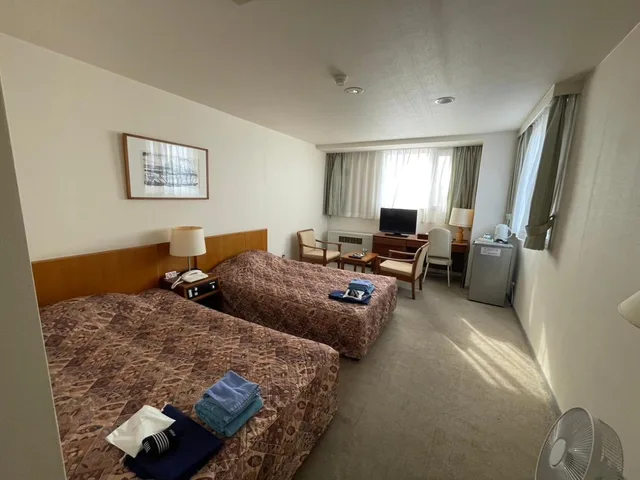 غرفة قياسية بسريرين منفصلين، Kitaguni Grand Hotel 3/3