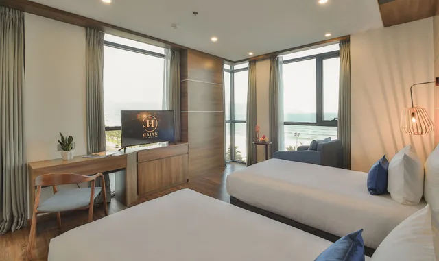 Deluxe, Twin Beds, Beach Front، Haian Beach Hotel And Spa 4/6
