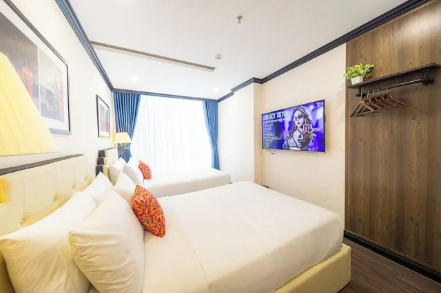غرفة عائلية رباعية بسريرين مزدوجين بإطلالة على المدينة، The Passion Suite Hotel 6/10