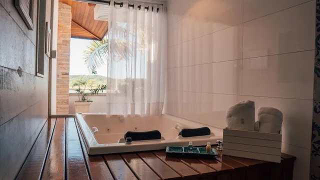 جناح تنفيذي بسرير كوين بإطلالة على البحيرة، Hotel Boutique Recanto Da Passagem 7/7