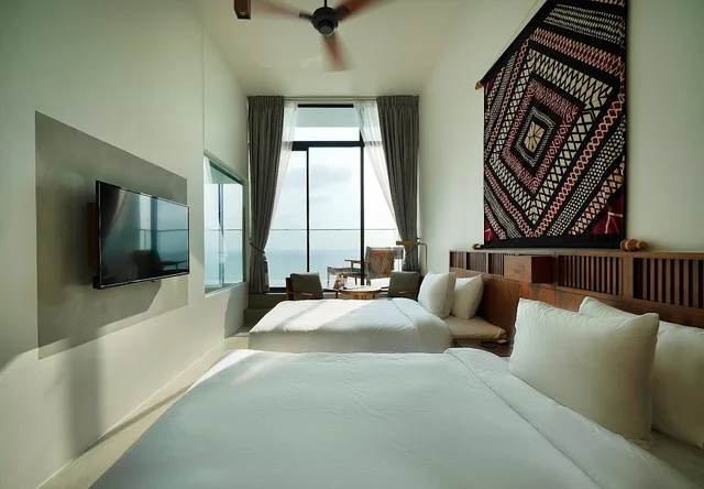 غرفة ديلوكس بسريرين منفصلين بإطلالة على المدينة، Granbell Hotel Colombo 2/2