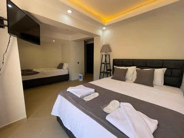 غرفة قياسية بسرير مزدوج أو سريرين منفصلين بإطلالة على الجبل، Belle Vue Hotel 4/8