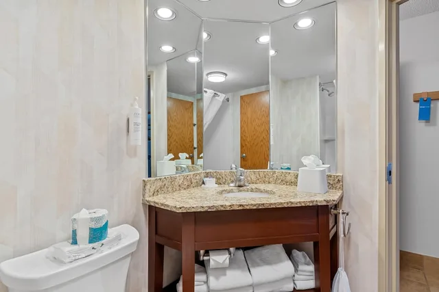 غرفة بسرير كينج بإطلالة على المدينة مع أريكة، Hampton Inn Duluth Canal Park 8/10