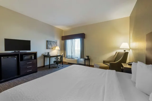 غرفة قياسية بسرير كينج لذوي الإعاقة، Best Western Plus Omaha Airport Inn 1/8