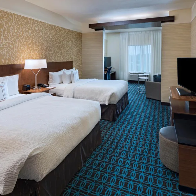 جناح بسريرين كوين مع أريكة، Fairfield Inn Suites Dublin 4/4