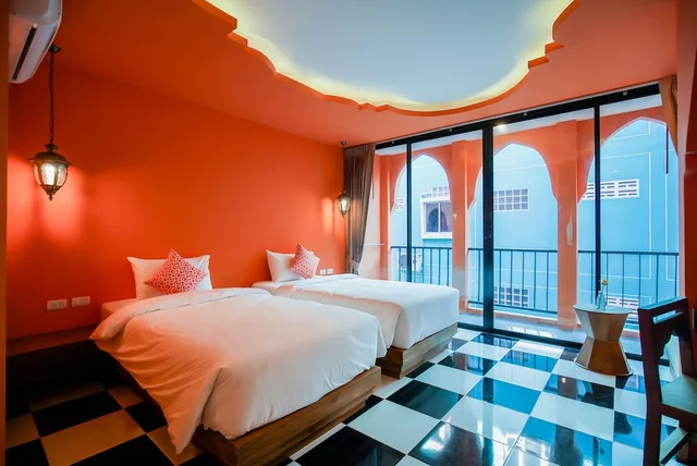 غرفة ديلوكس بسريرين منفصلين، Khaleej Mazz Hotel Patong 9/10