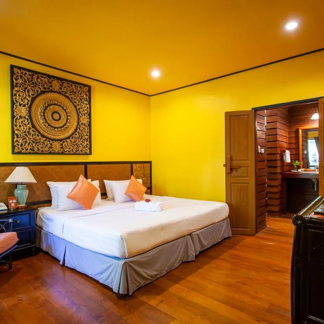 غرفة ديلوكس بسرير مزدوج أو سريرين منفصلين بإطلالة على الحديقة، Baan Krating Phuket Resort 2/10