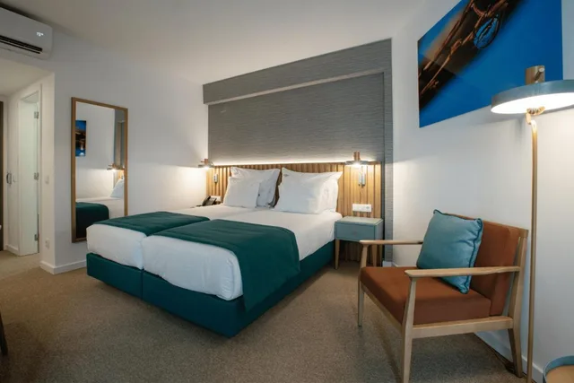 غرفة بسريرين منفصلين، Rochavau Hotel 1/2