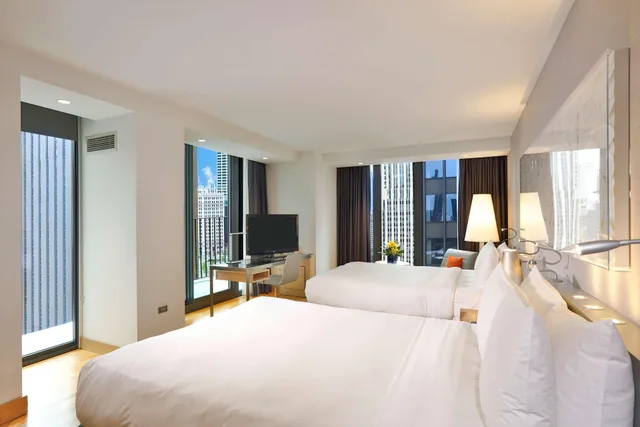 Room, 2 Queen Beds, Accessible, Radisson Blu Aqua Hotel, Chicago 1/1