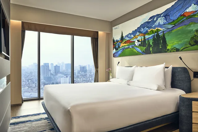 شقة تنفيذية بسرير مزدوج، Novotel Hanoi Thai Ha 1/2