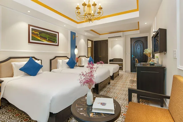 غرفة ديلوكس ثلاثية، Hoi An Blue Sky Boutique Spa 2/2
