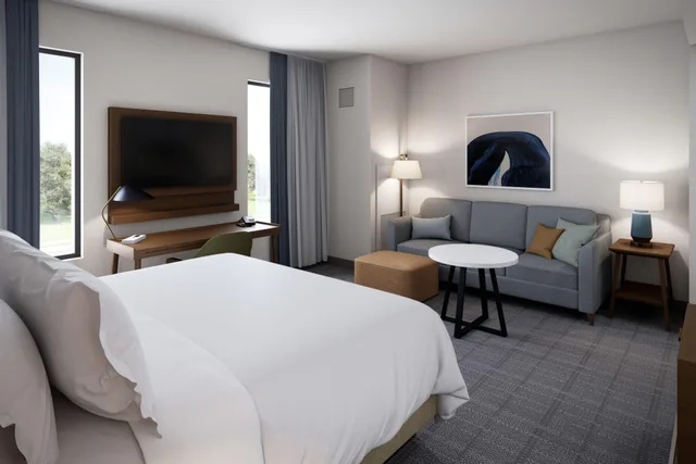 جناح بسرير كينج بغرفة نوم واحدة، Staybridge Suites Charlotte Airport Area Tyvola An Ihg Hotel 3/4