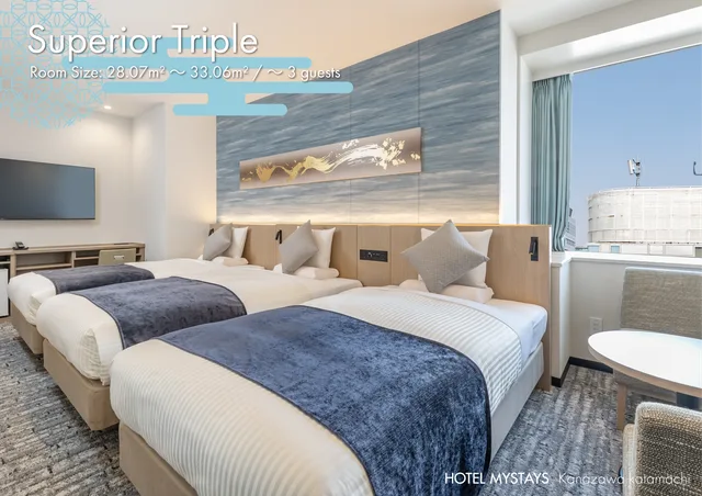 غرفة سوبيريور بسرير فردي، Hotel Mystays Kanazawa Katamachi 1/1