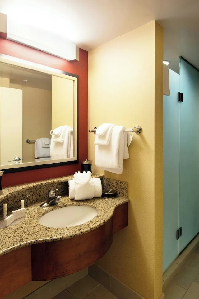 غرفة بسرير كينج مع أريكة لذوي الإعاقة، Courtyard by Marriott Canton 5/5