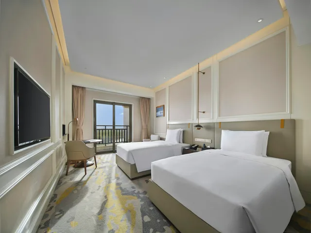 غرفة ديلوكس بسريرين منفصلين، Hollick Hotel Wen'an, Tapestry Collection by Hilton 3/5