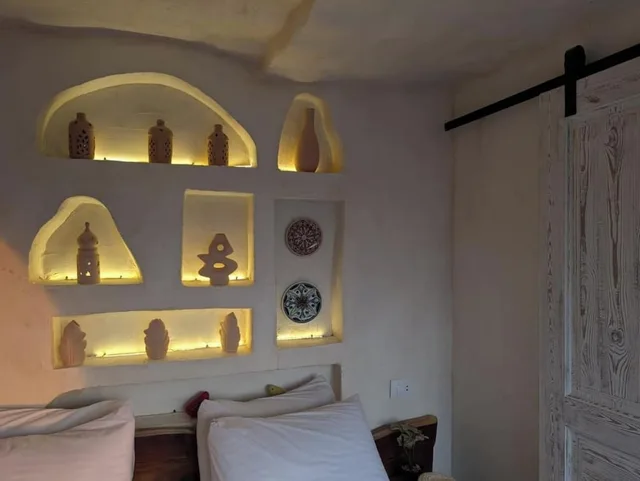 غرفة كومفورت بسرير كينج بإطلالة على الجبل لذوي الإعاقة، 3 Pyramids View Inn 10/10