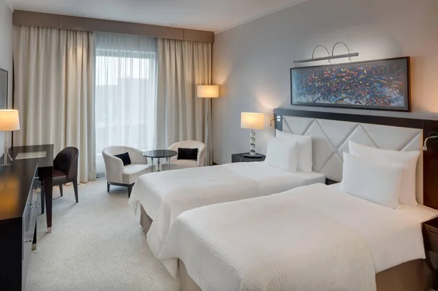 Guest Room, Twin Beds, Hill View, Grand Hotel River Park A Luxury Collection Hotel Bratislava 3/6