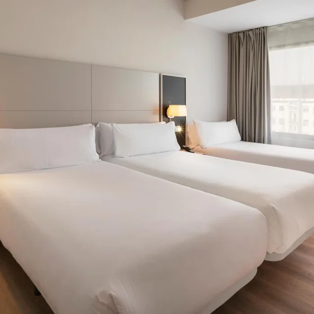غرفة بسرير مزدوج مع سرير إضافي، B&B HOTEL Vitoria General Alava 5/8