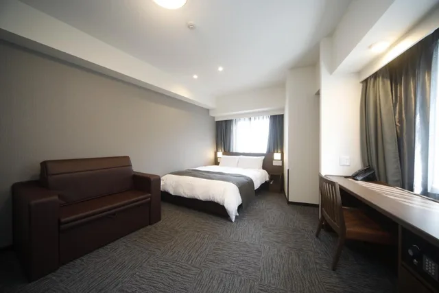 Room, Queen Bed, Sofa, Dormy Inn Oita 3/9