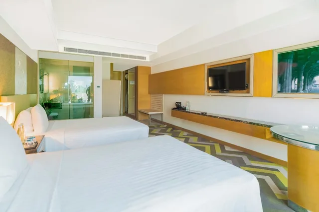 غرفة بسريرين منفصلين بإطلالة على المدينة، Courtyard By Marriott Agra 1/7