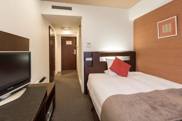 غرفة مفردة بسرير مزدوج، Hotel Mystays Fukuoka Tenjin Minami 2/3