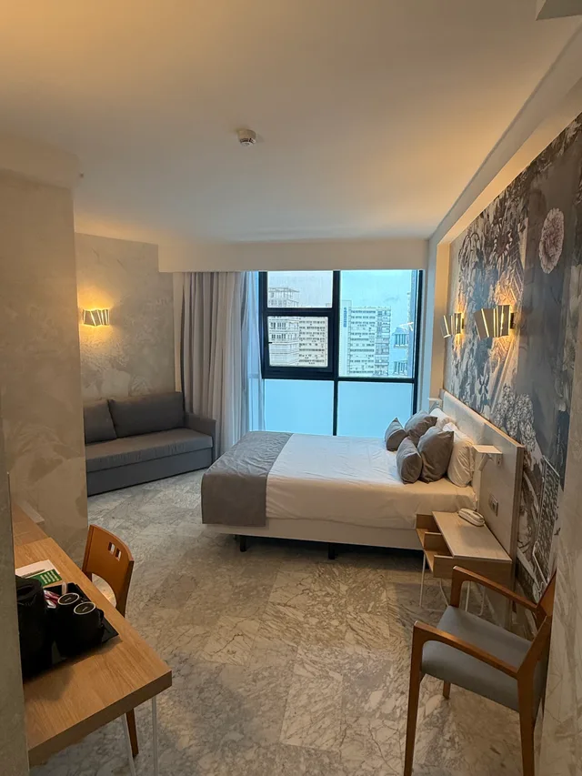 غرفة بسرير مزدوج أو سريرين منفصلين لذوي الإعاقة، Madeira Centro Hotel 6/10