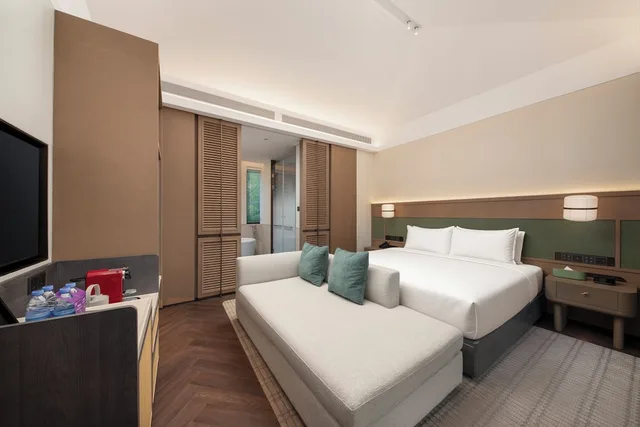 جناح دوبلكس بسريرين منفصلين وسريرين كينج بـ3 غرف نوم، Holiday Inn Resort Ningbo Ninghai by IHG 1/10