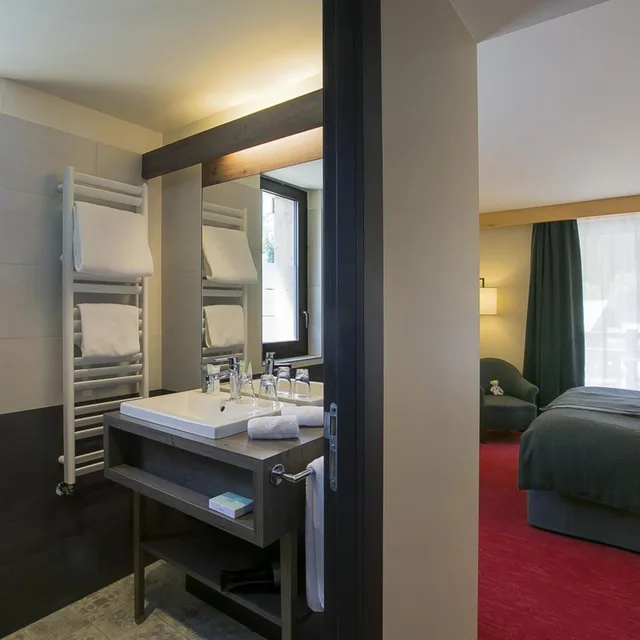 غرفة ديلوكس بسرير مزدوج، Excelsior Chamonix Hotel & Spa 2/5