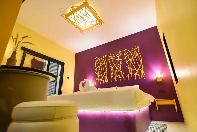 غرفة عائلية رباعية بسريرين كينج بغرفتي نوم بحوض استحمام، Bed Villa Resort Chaing Rai 3/7