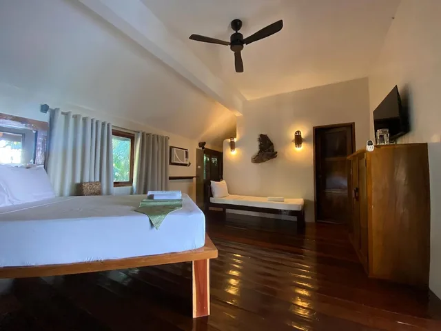 غرفة عائلية بسرير كوين وسرير فردي، Bluemango Rooms & Villas 1/6