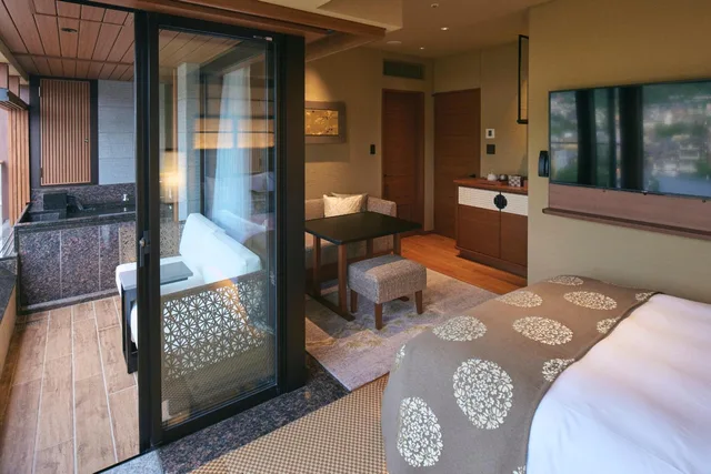 غرفة بريميوم بسرير مزدوج، Soraniwa Terrace Kyoto Bettei 2/6