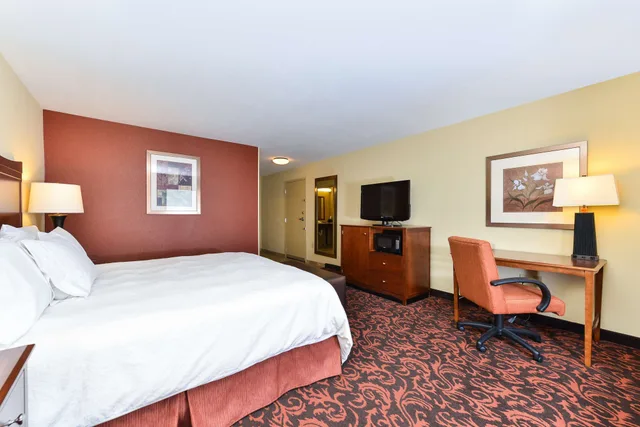 غرفة بسرير كينج مع أريكة، Hampton Inn Yorkville 1/9