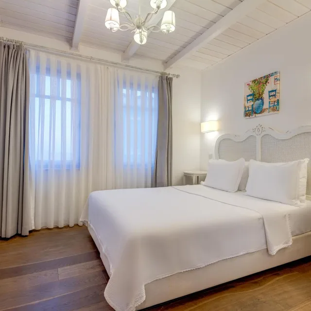 غرفة بسرير مزدوج بإطلالة على البحر، Ela Tenedos Hotel - Adults Only 3/5