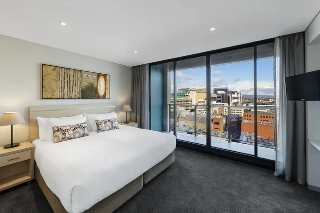 شقة بغرفتي نوم، Oaks Adelaide Horizons Suites 2/6