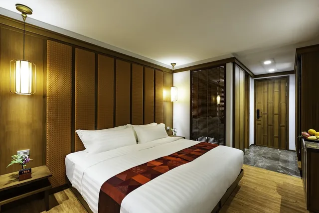 غرفة ديلوكس بسريرين منفصلين وسرير كينج، Lavana Hotel Chiangmai 3/4