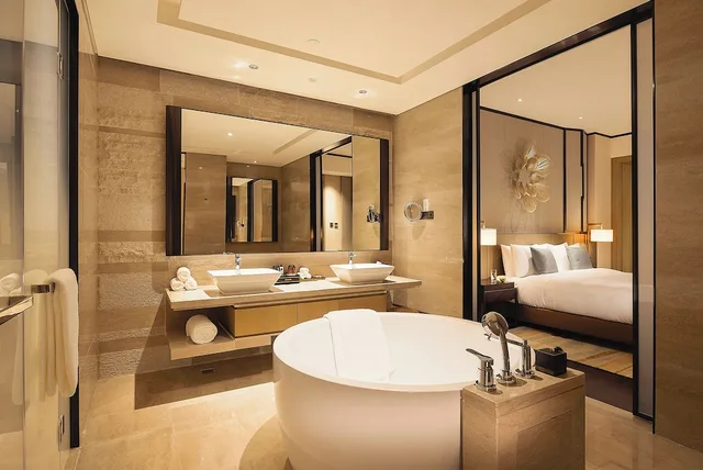 غرفة بريميوم بسرير فردي، Hualuxe Hotels Resorts Xiamen Haicang 9/10