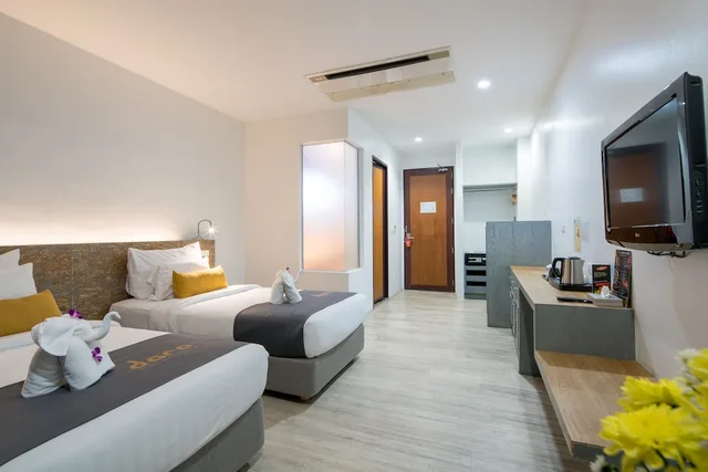 غرفة ديلوكس بسريرين منفصلين بشرفة، New Dara Boutique Hotel Residence 3/5