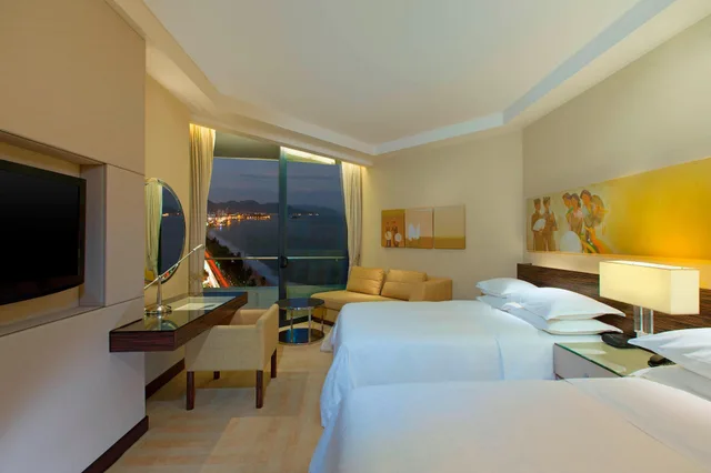 غرفة كلوب بسريرين منفصلين بإطلالة على البحر، Sheraton Nha Trang Hotel Spa 1/7