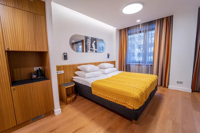 غرفة ديلوكس بسرير مزدوج أو سريرين منفصلين، Hestia Hotel Kentmanni 3/8