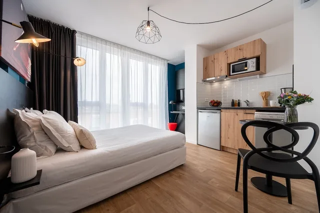 استوديو بريميوم بسرير مزدوج، Nemea Appart Hotel Coliseum Amiens Centre 6/10